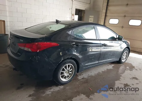 2012 Hyundai Elantra Limited z USA, uszkodzony, nr VIN 5NPDH4AE2CH086432